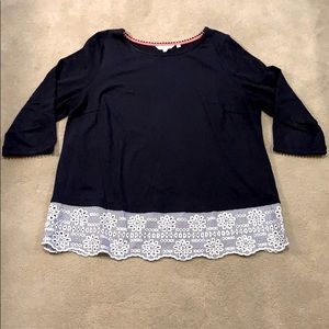 Boden 16 Navy Blouse
